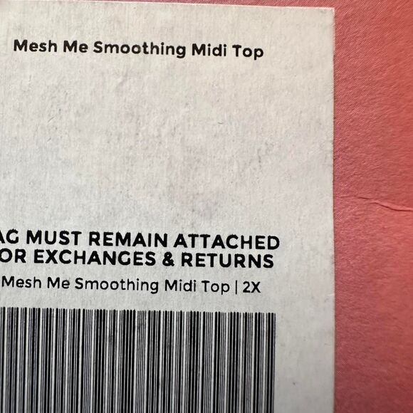 Yitty Mesh Me Smoothing Blue Midi Crop Top - Picture 6 of 6